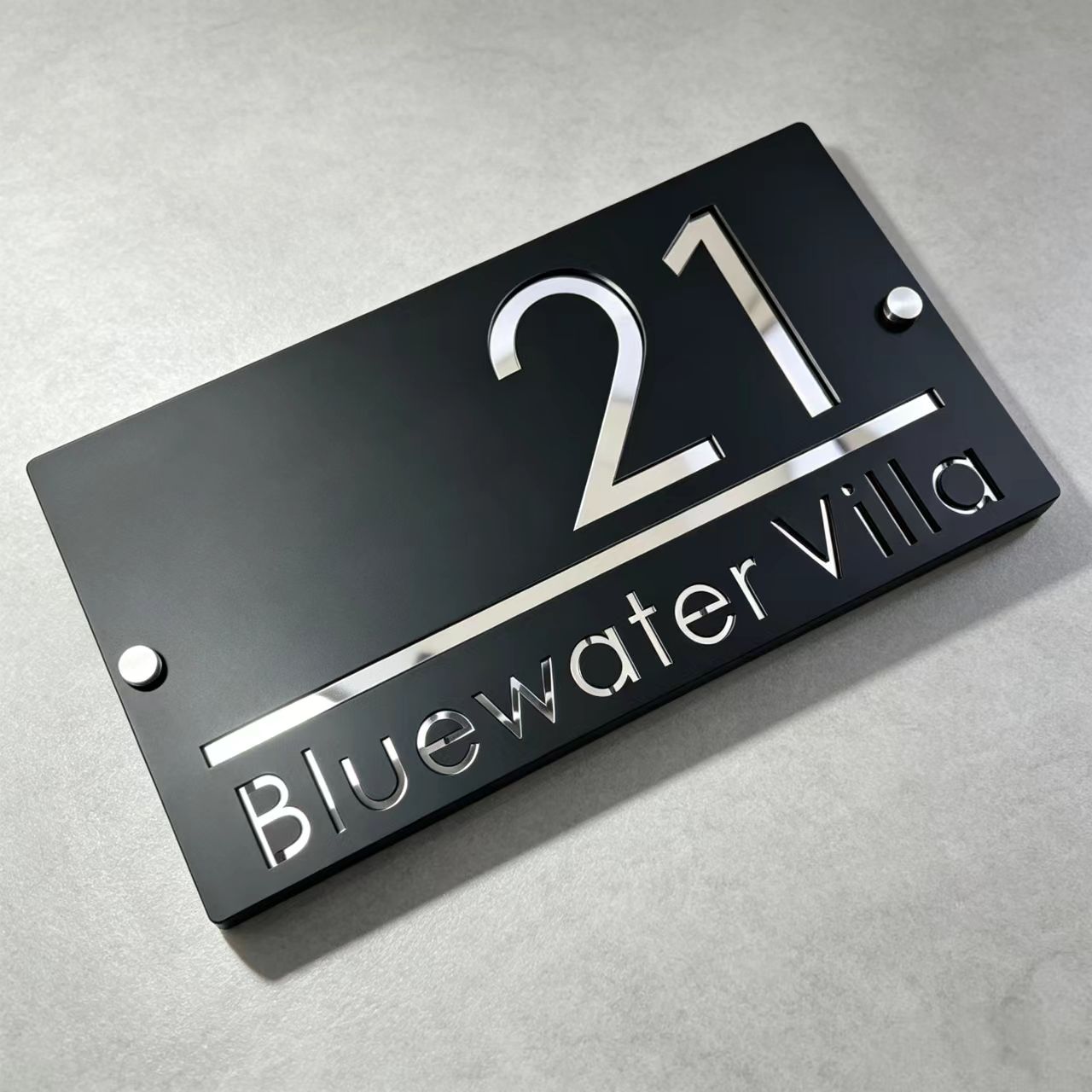 Industrial Laser Power - Custom Acrylic Laser-Cut Signs, Outdoor House