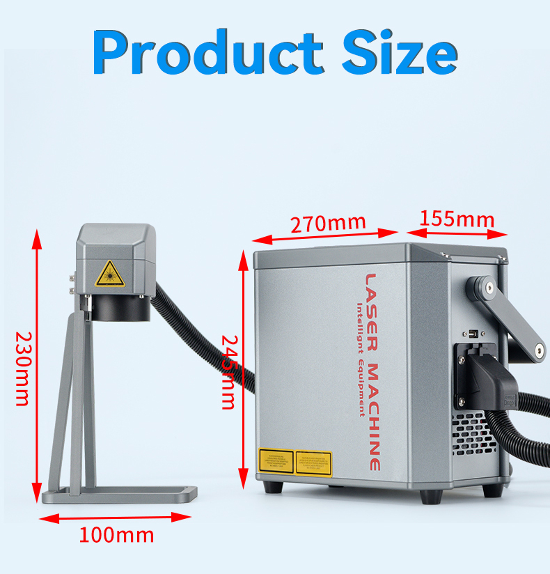 DMX Fiber Handheld Laser Engra - огляд і ціна Industrial Handheld Laser Printer