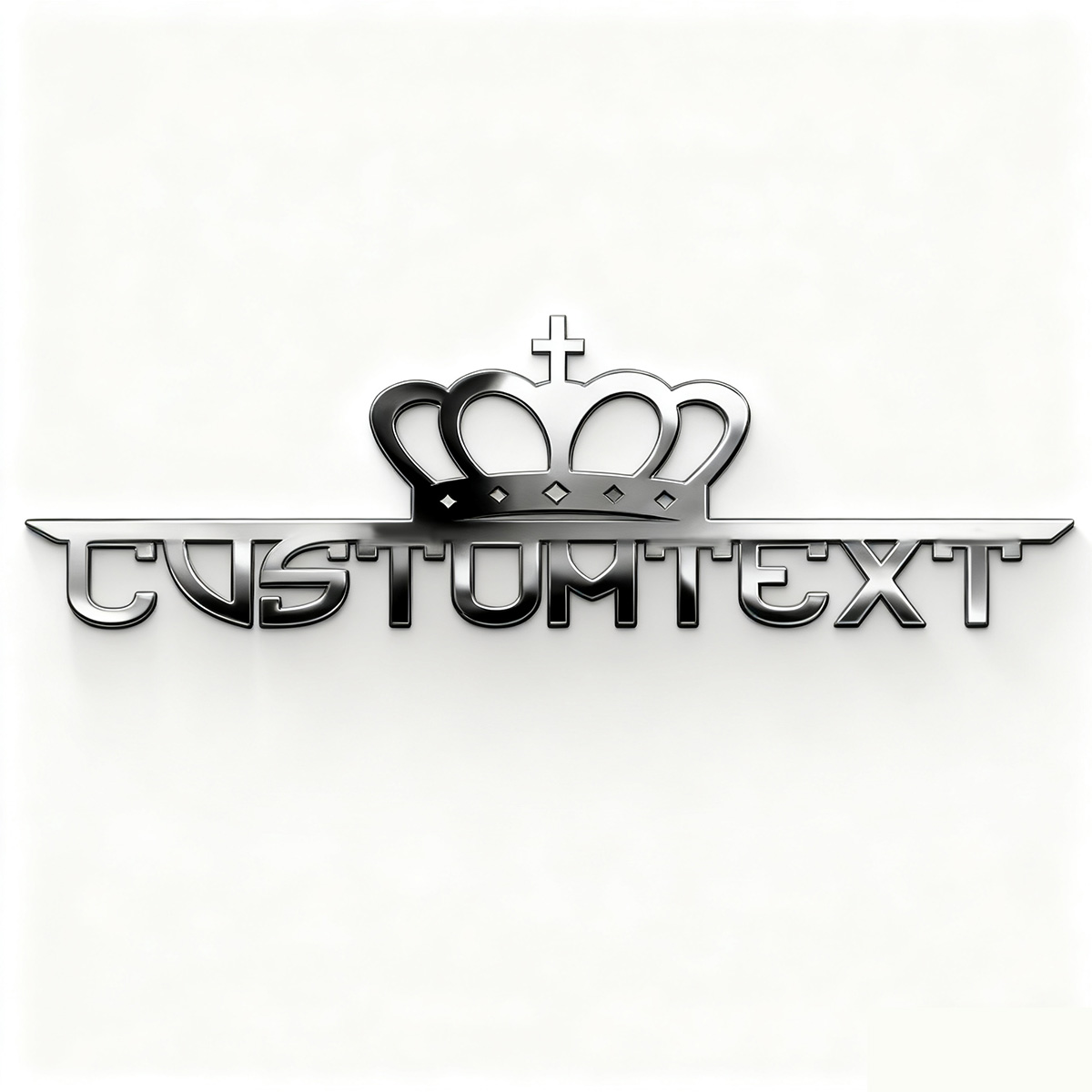 Classic Crown Creative Font 3D - огляд і ціна Industrial Laser Power