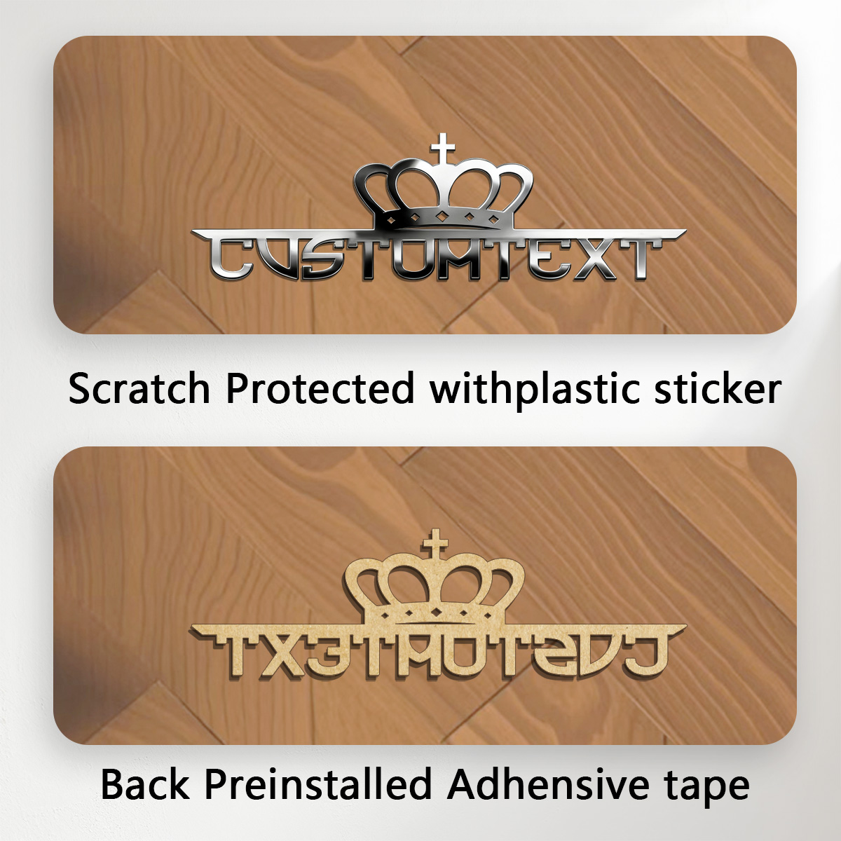 Classic Crown Creative Font 3D - огляд і ціна Industrial Laser Power