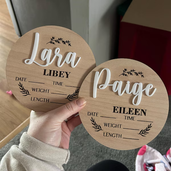 1Pc Custom Baby Announcement S - огляд і ціна Industrial Laser Power