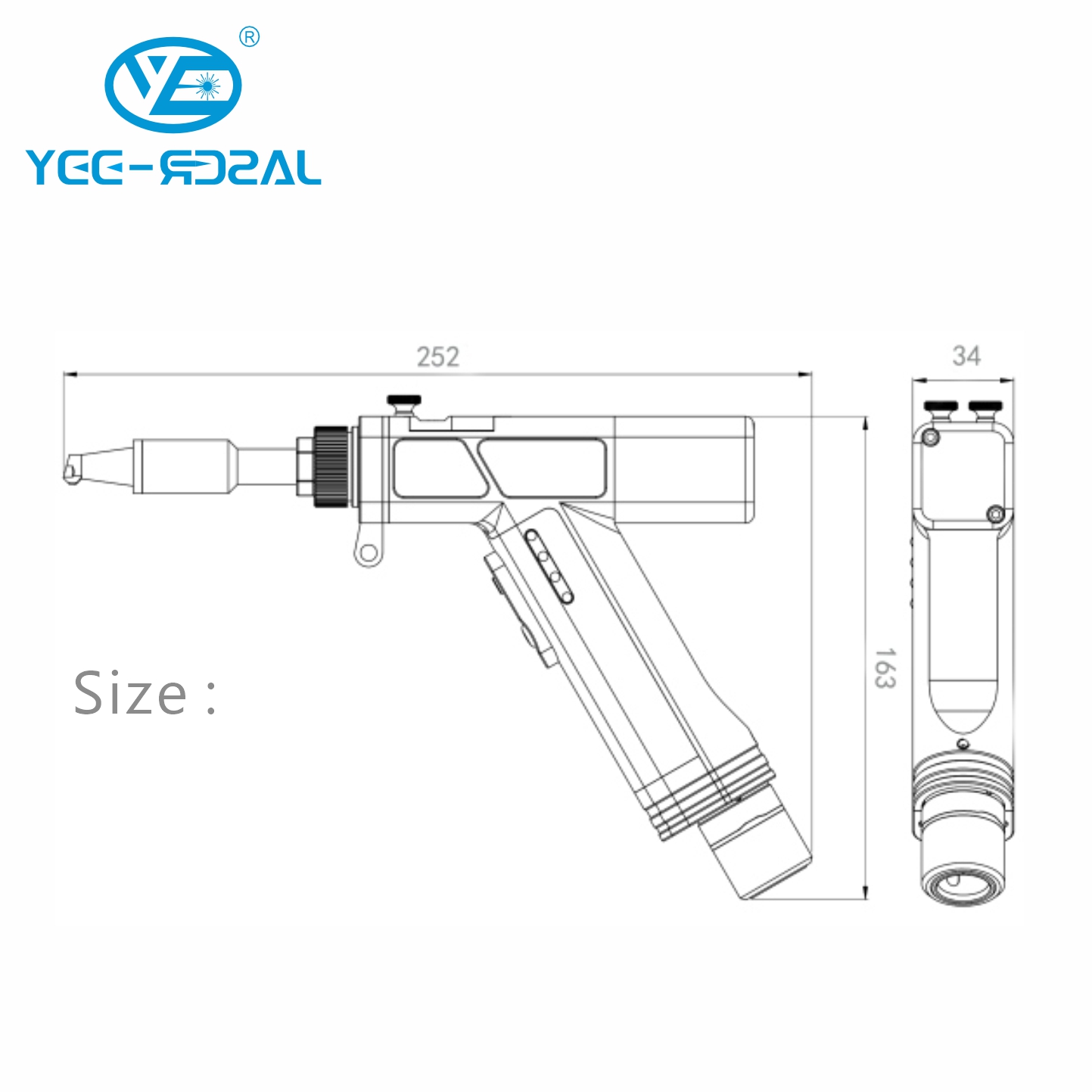NEW 2000W SUP28T  Handheld Las - огляд і ціна Industrial Laser Welding Gun