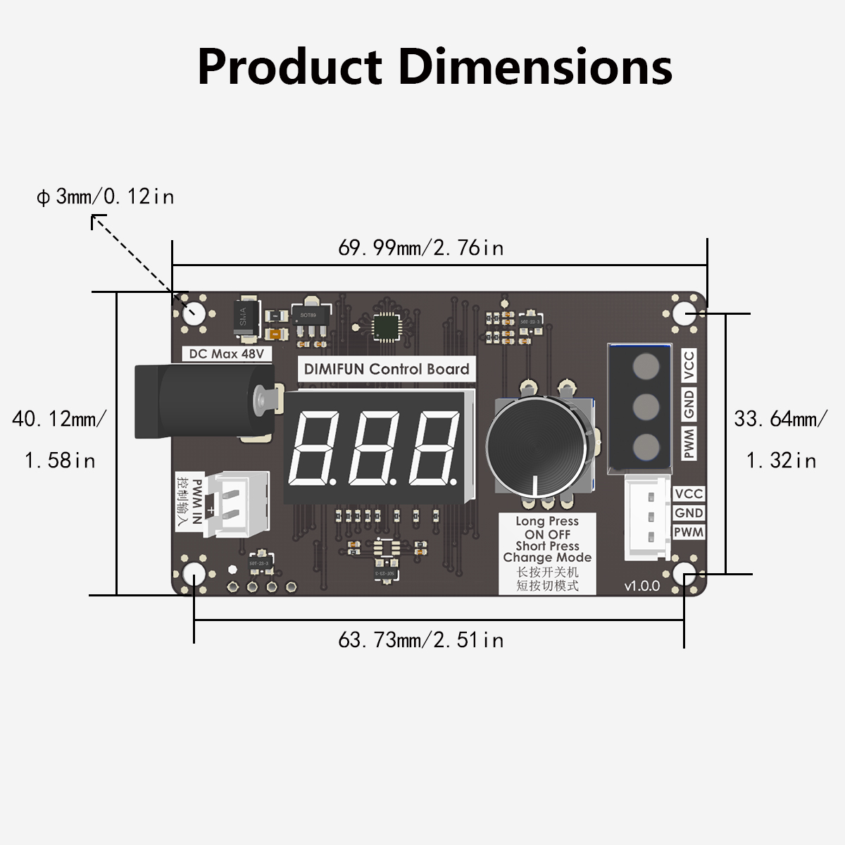 PWM Laser Diode Driver, DC5-48 - огляд і ціна Laser Controller Board