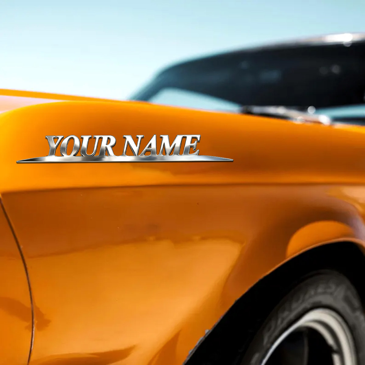 Metal Trendy YOUR NAME Sticker - огляд і ціна Industrial Laser Power