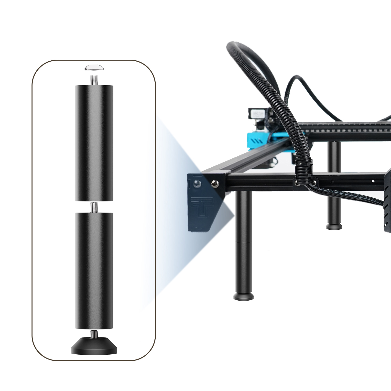TwoTrees Usongshine Laser Engr - огляд і ціна Rotary Axis Laser Engraver