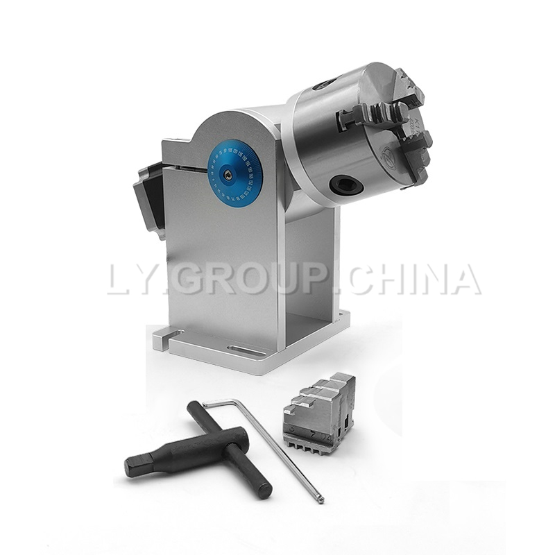80mm Chuck D80 3 Claws Rotary  - огляд і ціна Rotary Axis Laser Engraver