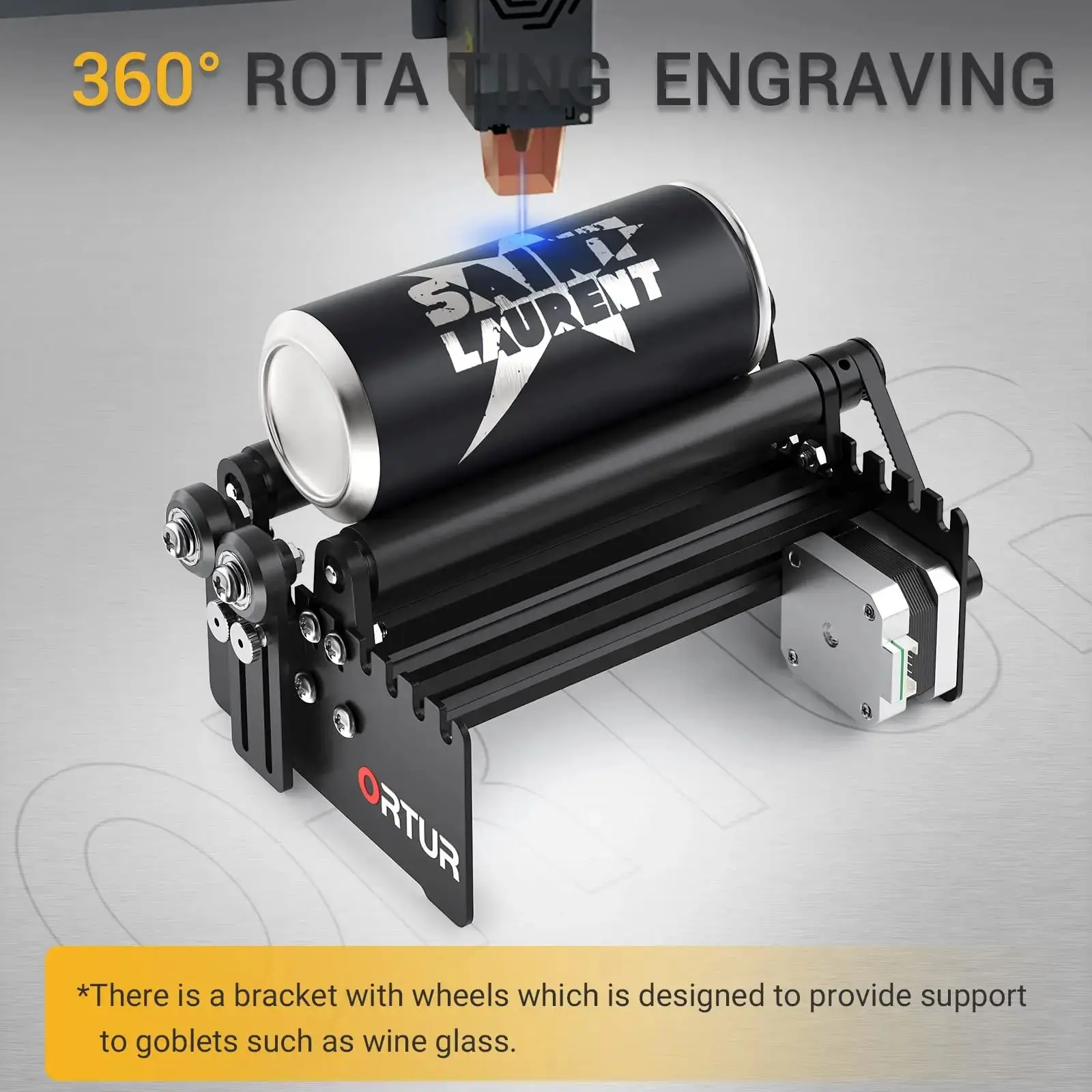 ORTUR Laser Rotary Roller Tool - огляд і ціна Rotary Axis Laser Engraver