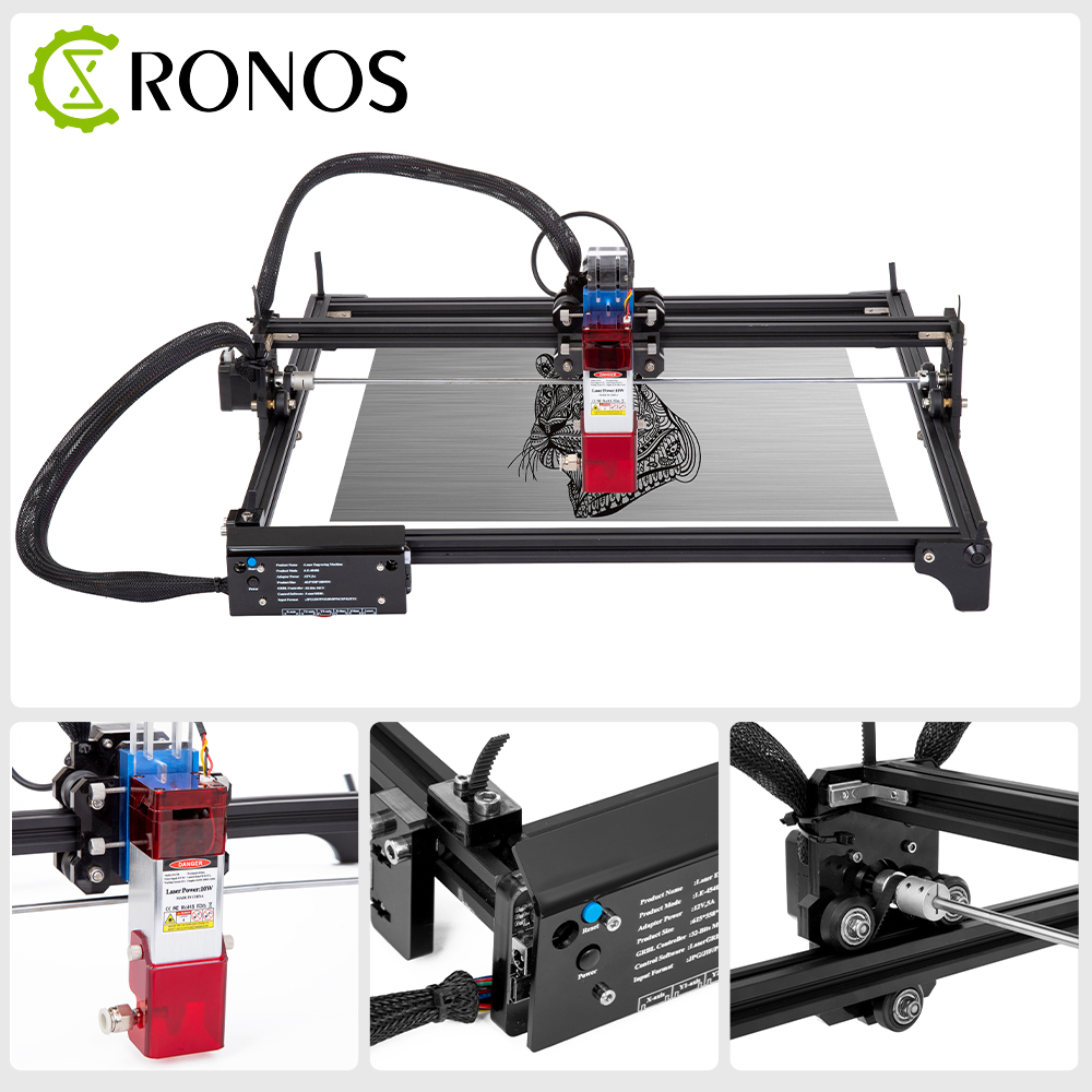 10W Laser Cutting Machine, GRB - огляд і ціна Rotary Axis Laser Engraver