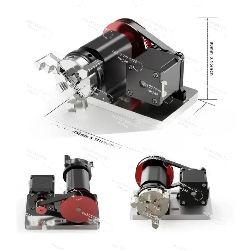 CNC 4th Axis Set  for TTC450 C - огляд і ціна Rotary Axis Laser Engraver